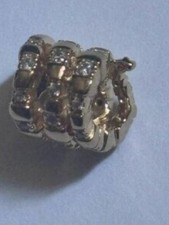 Pandora Curled Snake Charm - Picture 5 of 5